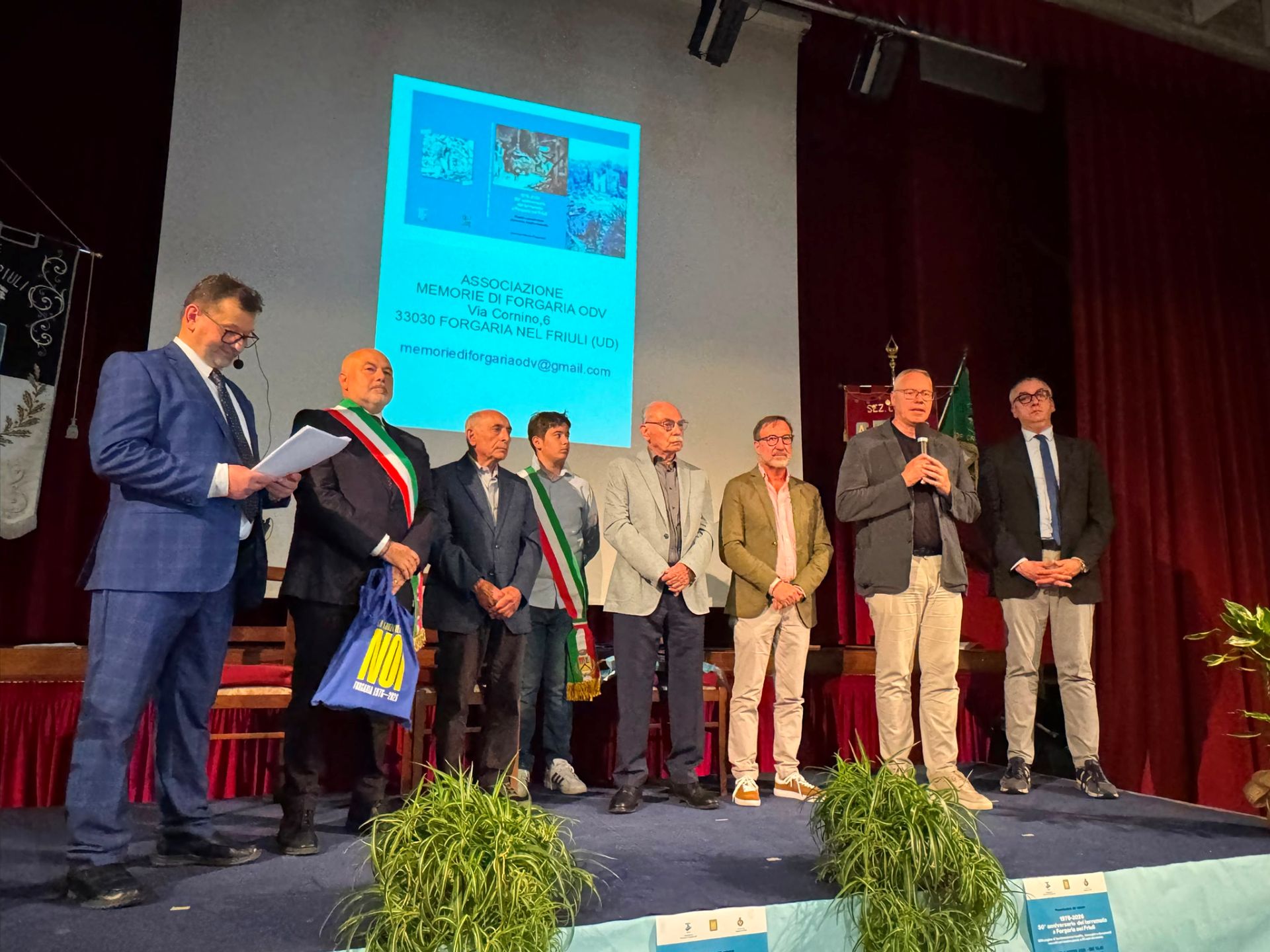 50 ANNI TERREMOTO. BORDIN A FORGARIA: VOLUME TRAMANDA RICORDO E VALORI